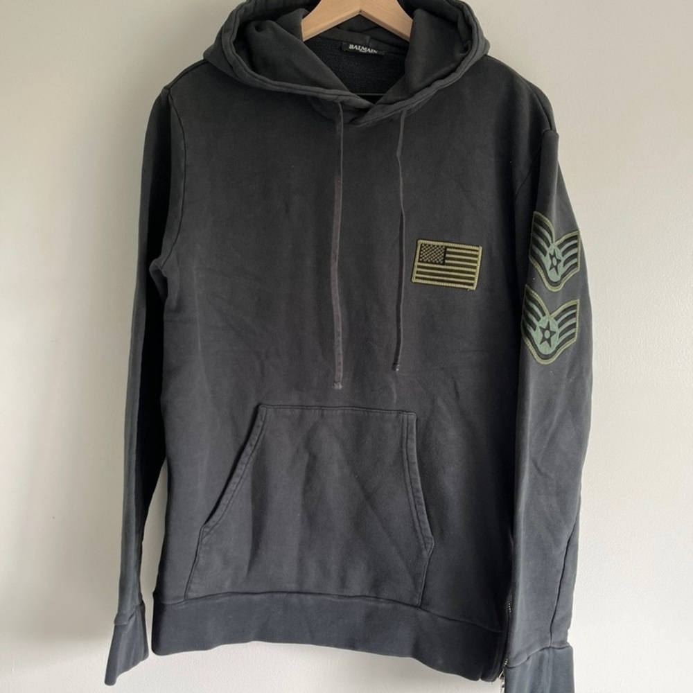 Balmain Patch Hoodie
